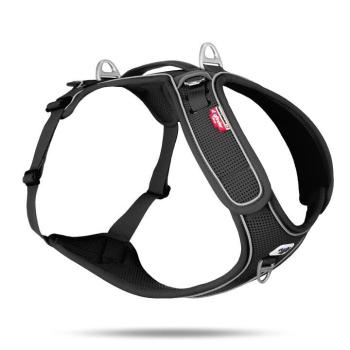 ARDEBO.de Curli Belka Geschirr Adjustable Neck Black 4XL