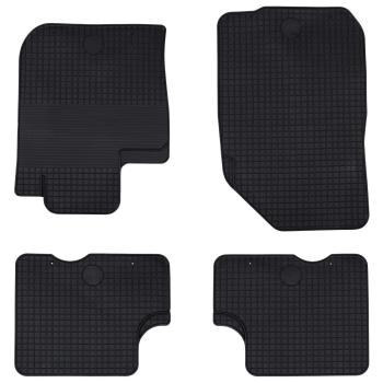 ARDEBO.de - Autofußmatte 4 pcs Schwarz TPE