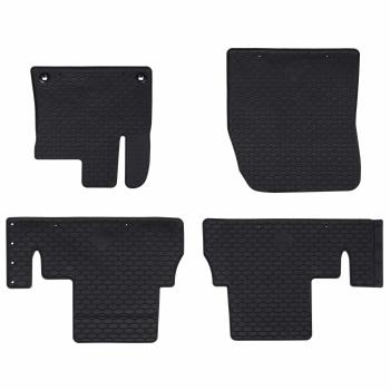 ARDEBO.de - Autofußmatte 4 pcs Schwarz TPE
