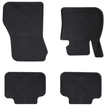 ARDEBO.de - Autofußmatte 4 pcs Schwarz TPE