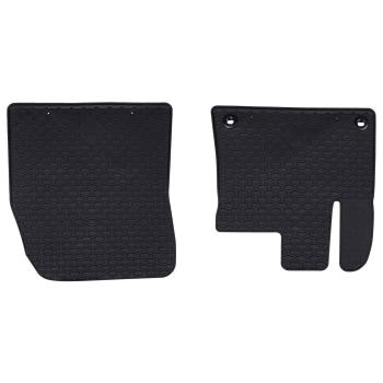ARDEBO.de - Autofußmatte 2 pcs Schwarz TPE