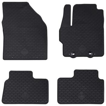 ARDEBO.de - Autofußmatte 4 pcs Schwarz geeignet für Toyota AYGO X TPE