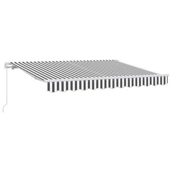 Einziehbare Markise Anthrazit 300 x 200 cm Stoff
