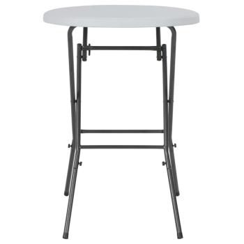 Bartisch Klappbar Weiß 80x110 cm HDPE