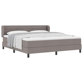 Boxspringbett mit Matratze Taupe 180 x 200 cm Stoff