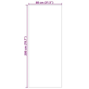 Bereichsteppiche HUARTE Creme und Grau 200 x 80 cm Polyester