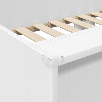 Etagenbett für Kinder Weiß 100 x 200 cm Holzwerkstoff