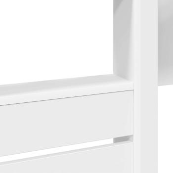 Etagenbett für Kinder Weiß 100 x 200 cm Holzwerkstoff