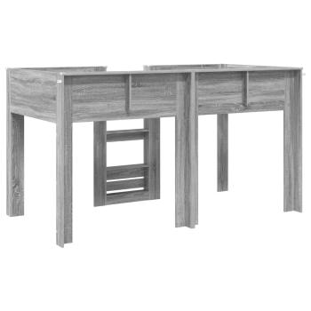 ARDEBO.de - Etagenbett für Kinder Graues Sonoma 100 x 200 cm Holzwerkstoff
