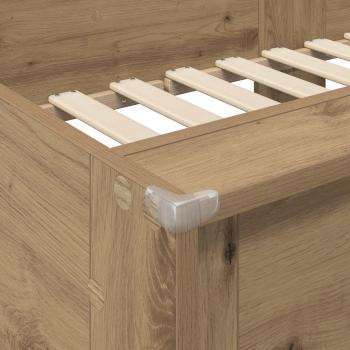 Etagenbett für Kinder Artisan-Eiche 100 x 200 cm Holzwerkstoff