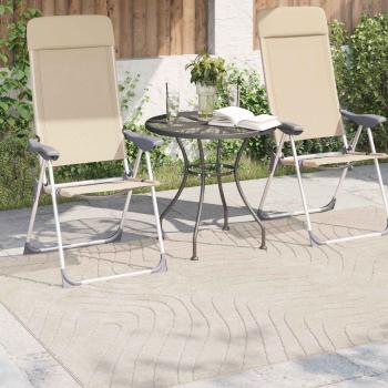 Innen- und Außenteppich PALMERAS Beige 120 x 170 cm Polyester