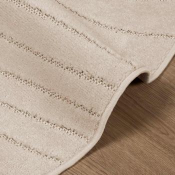 Bereichsteppiche Rund HUARTE Beige Ø 120 CM Polyester