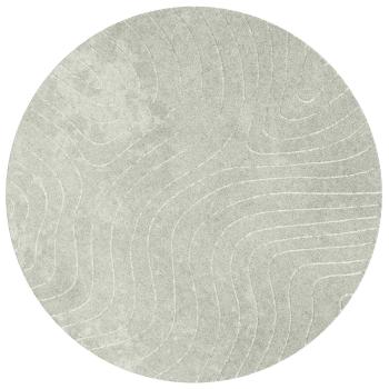 Bereichsteppiche Rund HUARTE Grün Ø 200 CM Polyester