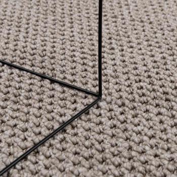 Bereichsteppiche Rund HUARTE Taupe Ø 200 CM Polyester