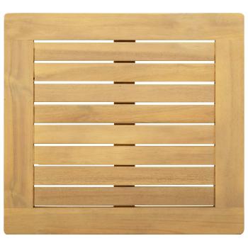 Couchtisch Helles Akazienholz 45 x 45 x 36 cm Massivholz Akazie