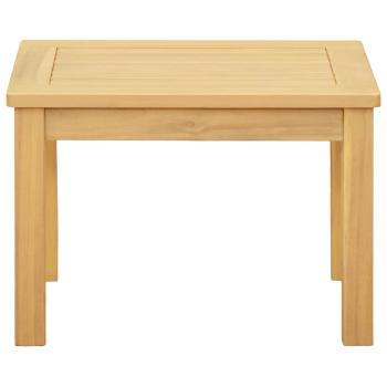 Couchtisch Helles Akazienholz 50 x 35 x 36 cm Massivholz Akazie