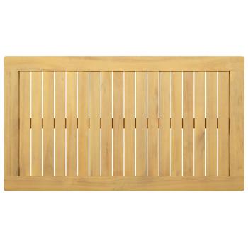 Couchtisch Helles Akazienholz 90 x 50 x 36 cm Massivholz Akazie
