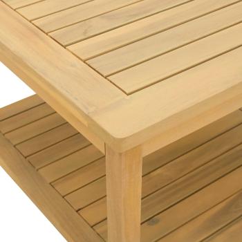 Beistelltisch Öl-Natur 45 x 45 x 45 cm Massivholz Akazie