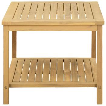 ARDEBO.de - Beistelltisch Öl-Natur 50 x 35 x 45 cm Massivholz Akazie