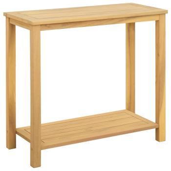 ARDEBO.de - Gartenkonsole Tisch Helles Akazienholz 80 x 35 x 75 cm
