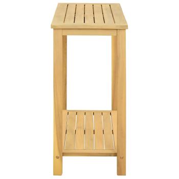 Gartenkonsole Tisch Helles Akazienholz 80 x 35 x 75 cm