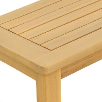 Gartenkonsole Tisch Helles Akazienholz 80 x 35 x 75 cm