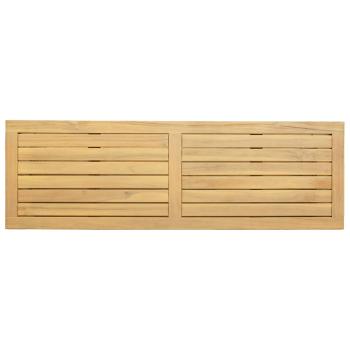 Gartenkonsole Tisch Helles Akazienholz 110 x 35 x 75 cm