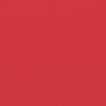 Gartenbank Braun und Rot 105 x 60 x 112 cm Stahl und Polyester