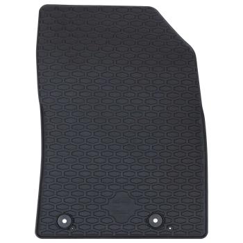 Autofußmatte 4 pcs Schwarz Gummi