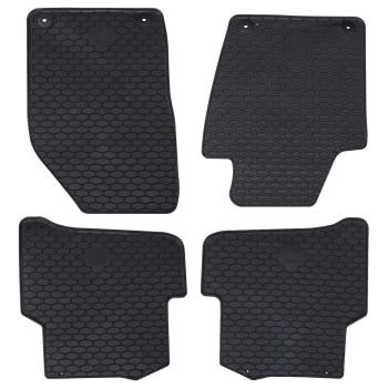 ARDEBO.de - Autofußmatte 4 pcs Schwarz geeignet für FABIA III TPE
