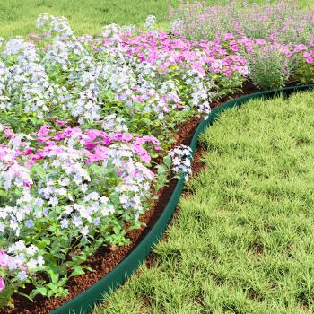 Rasenkanten Grün 4000 x 4 x 5 cm Kunststoff