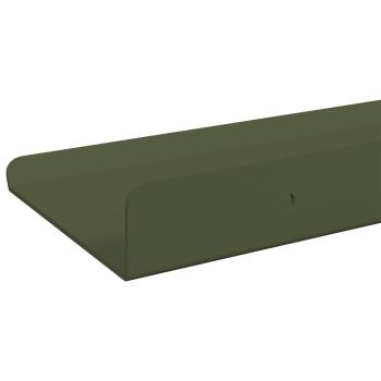 Wandregal mit Regal 3 pcs Olive Grün 40 x 9 x 2,5 cm
