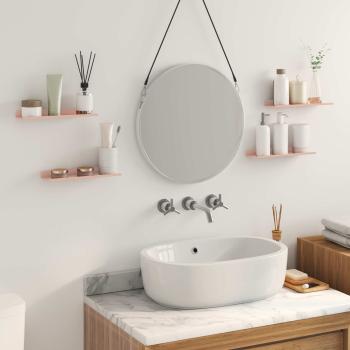 Wandregal mit Regal Wandmontiert 4 pcs Rosa 30 x 9 x 2,5 cm