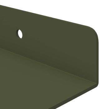 Wandregal mit Regal 4 pcs Olive Grün 30 x 9 x 2,5 cm