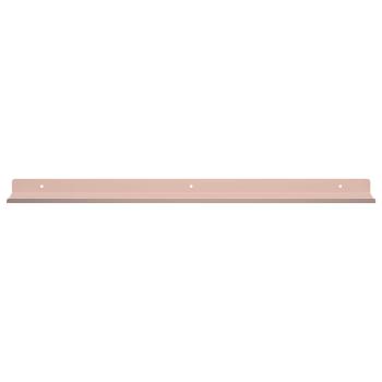 Wandregal mit Regal Wandmontiert 2 pcs Rosa 60 x 9 x 2,5 cm