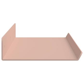 Wandregal mit Regal Wandmontiert 2 pcs Rosa 60 x 9 x 2,5 cm