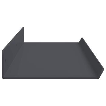 Wandregal mit Regal 2 pcs Anthrazit 80 x 9 x 2,5 cm