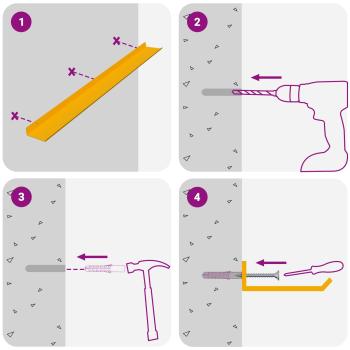Wandregal mit Regal Wandmontiert 2 pcs Senfgelb 80 x 9 x 2,5 cm