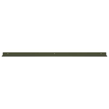 Wandregal mit Regal 2 pcs Olive Grün 100 x 9 x 2,5 cm