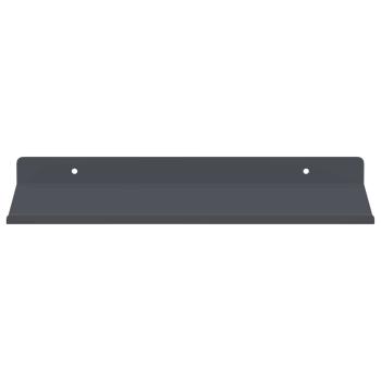 Wandregal mit Regal 2 pcs Anthrazit 30 x 18 x 2,5 cm