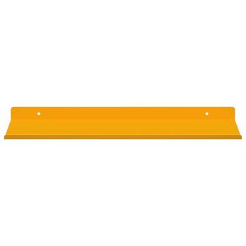 Wandregal mit Regal 2 pcs Senfgelb 40 x 18 x 2,5 cm