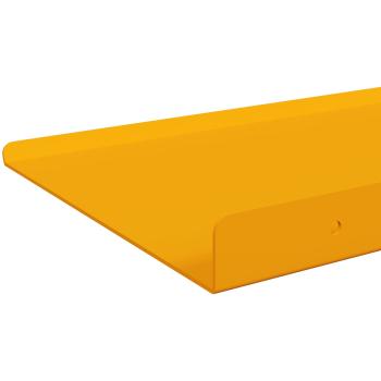 Wandregal mit Regal 2 pcs Senfgelb 40 x 18 x 2,5 cm
