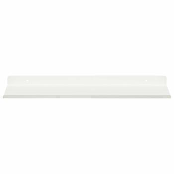 Wandregal mit Regal Wandmontiert 4 pcs Weiß 40 x 18 x 2,5 cm