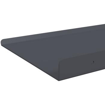 Wandregal mit Regal 4 pcs Anthrazit 80 x 18 x 2,5 cm