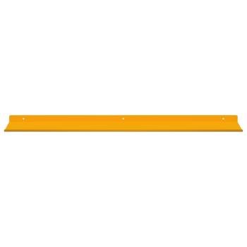 Wandregal mit Regal 4 pcs Senfgelb 80 x 18 x 2,5 cm