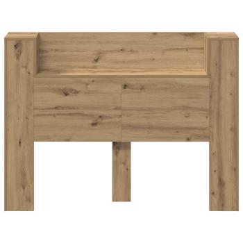 ARDEBO.de - Kopfteil-Schrank mit LED Artisan-Eiche 140 x 16,5 x 103,5 cm