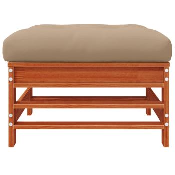 Sectional Sofa Einheiten Massivholz Kiefer Wachsbraun