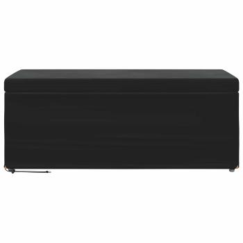 Hocker Schwarz 101 x 41 x 40 cm Samt und Engineering Holz