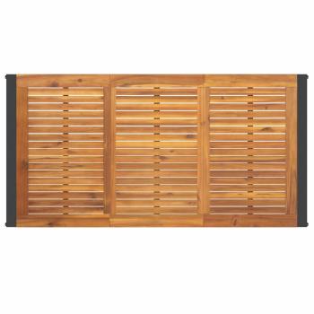 Garten Essgruppe 5 pcs Schwarz und Braun Poly-Rattan