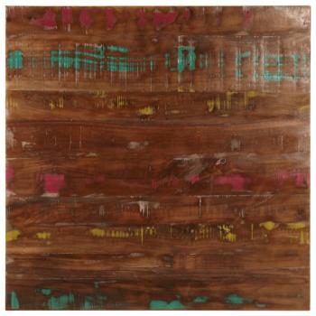 ARDEBO.de - Tischplatte 80x80x2,5 cm Quadratisch Altholz Massiv